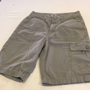 VANS Cargo Shorts Size 28 Mossy Gray Pre-Loved